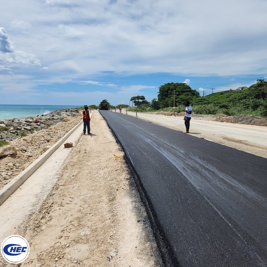 CHECJamaica's tweet photo. Paving work recently commenced in the Roselle area in St Thomas.
#SCHIP #CHECJamaica #ChecAtWork https://t.co/HLenxyX13Z