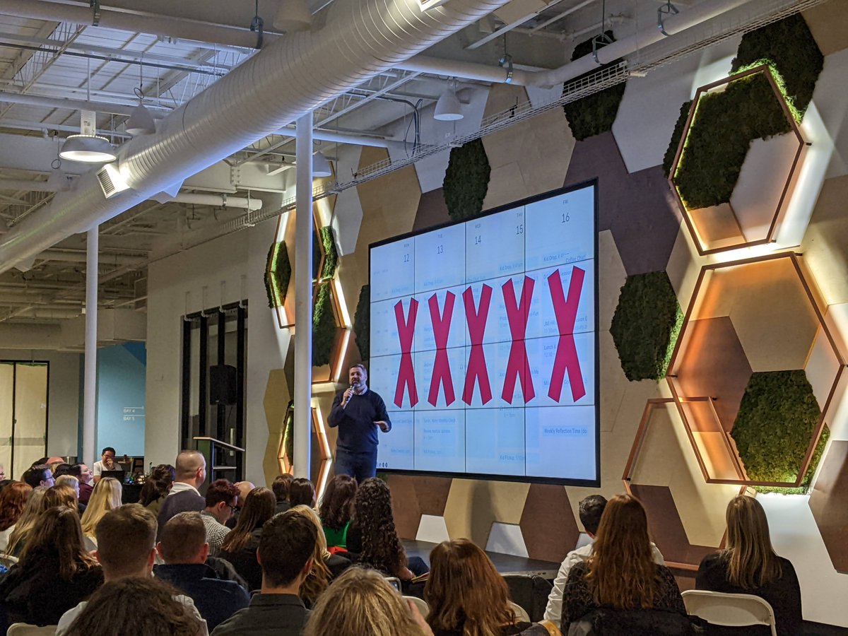 Did you know... 20% of turnover is due to BURNOUT!?
We need to normalize LESS MEETINGS
A great talk by Kerry O'brien!