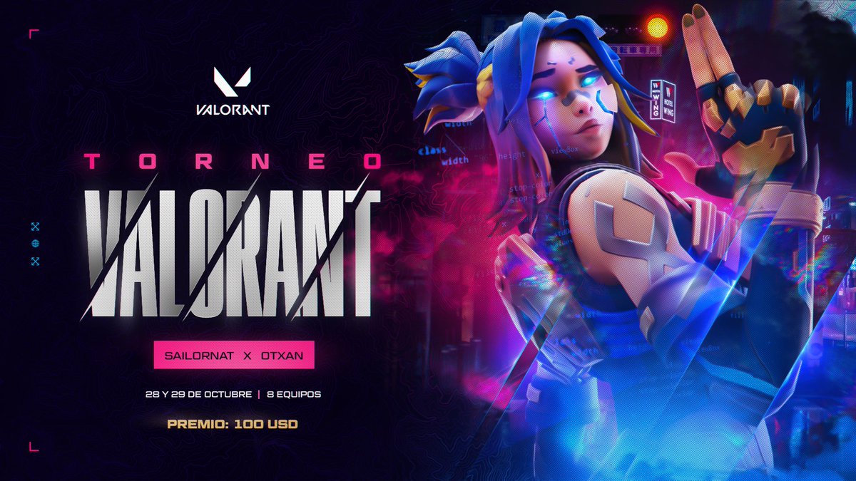 TORNEO DE VALO ✨ en colaboración con <a href="/otxan2020/">Otxan</a> ✨ requisitos:

- seguirnos
- dar rt
- etiquetar a tu equipo

los 8 equipos mas voucheados serán invitados 🤍