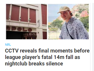 This is yuck. There is a tactful way of reporting deaths and then there is this.