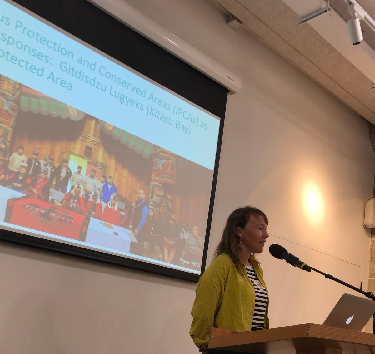 WCELaw's tweet photo. WCEL staff lawyer Georgia & RELAW comms coordinator Summer, take on the climate crisis symposium today hosted by the amazing @SFU_CERi & @CCJ_UBC their presentation focus being on #ClimateAction that affirms #IndigenousSovereignty #GoTeam #CommunityEngaged #RELAW https://t.co/ZGrrcciqtD