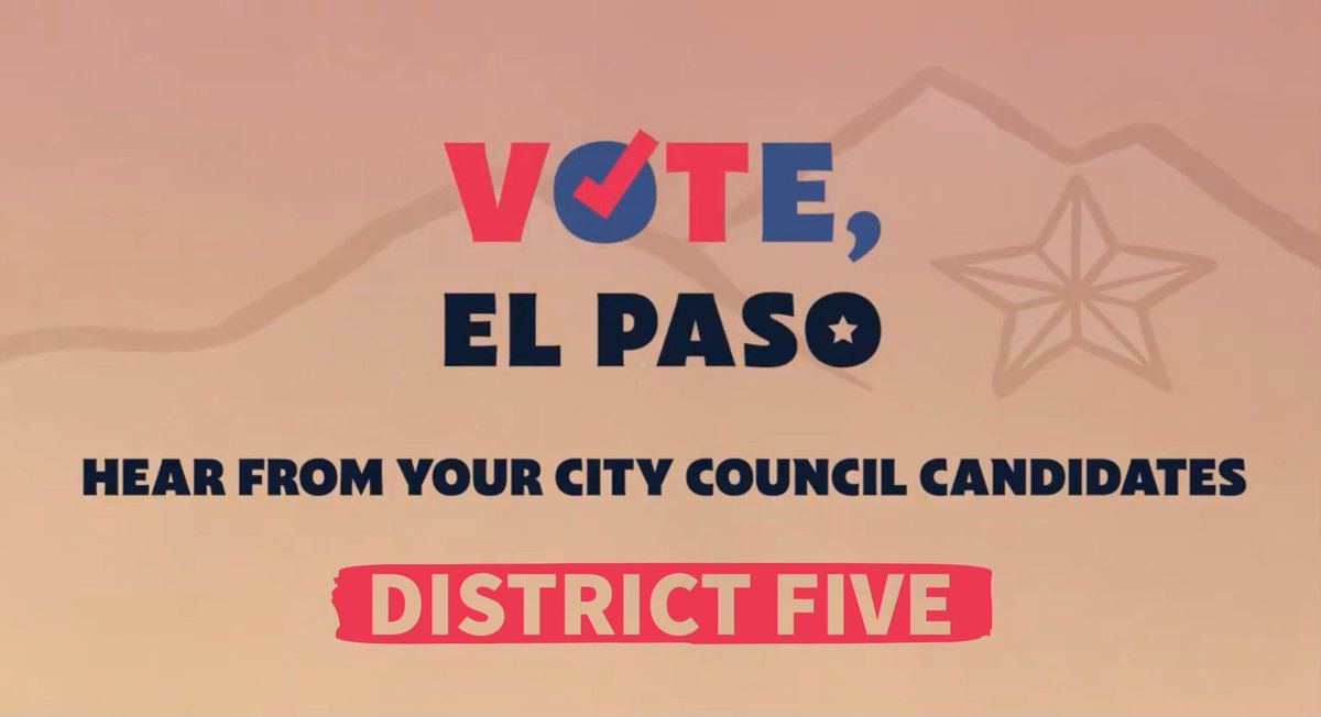 PBS El Paso &amp; <a href="/elpasomatters/">El Paso Matters</a> are partnering up to show you who’s running for office and where they stand on key issues. Get to know your District 1 city council candidates. Early voting begins October 24th 🗳️. ow.ly/QSGI50Lh8ol