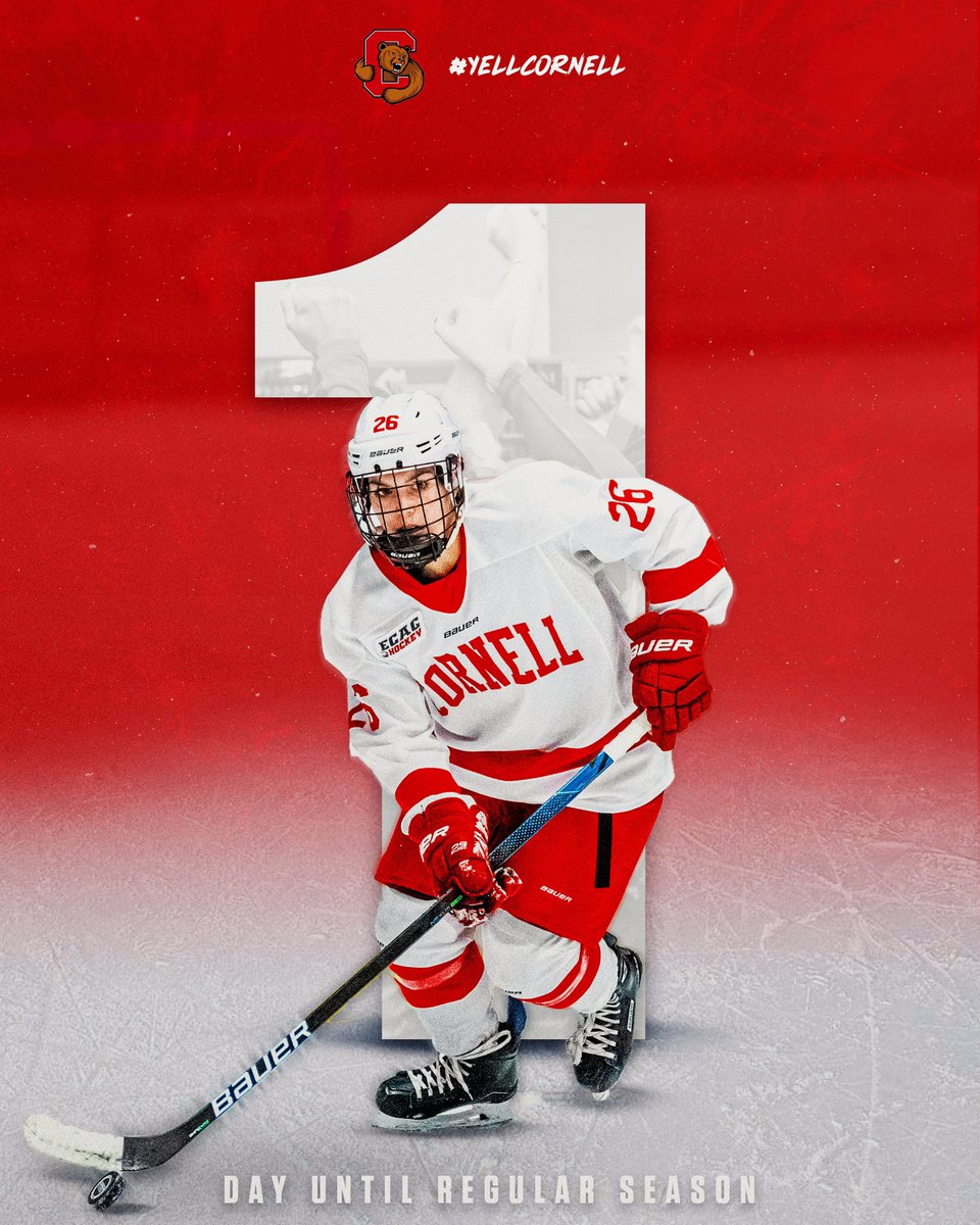 Skates sharpened, equipment ready, we are one sleep away.

#YellCornell | #ECACHockey