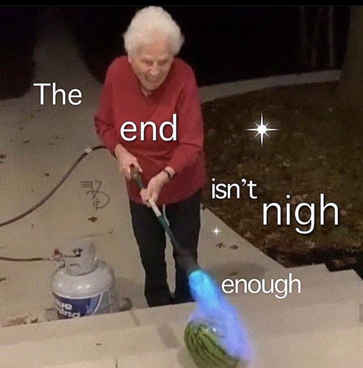 GracefulAUS_'s tweet photo. ✨ the end isn’t nigh enough indeed https://t.co/VMNT2xhtRS