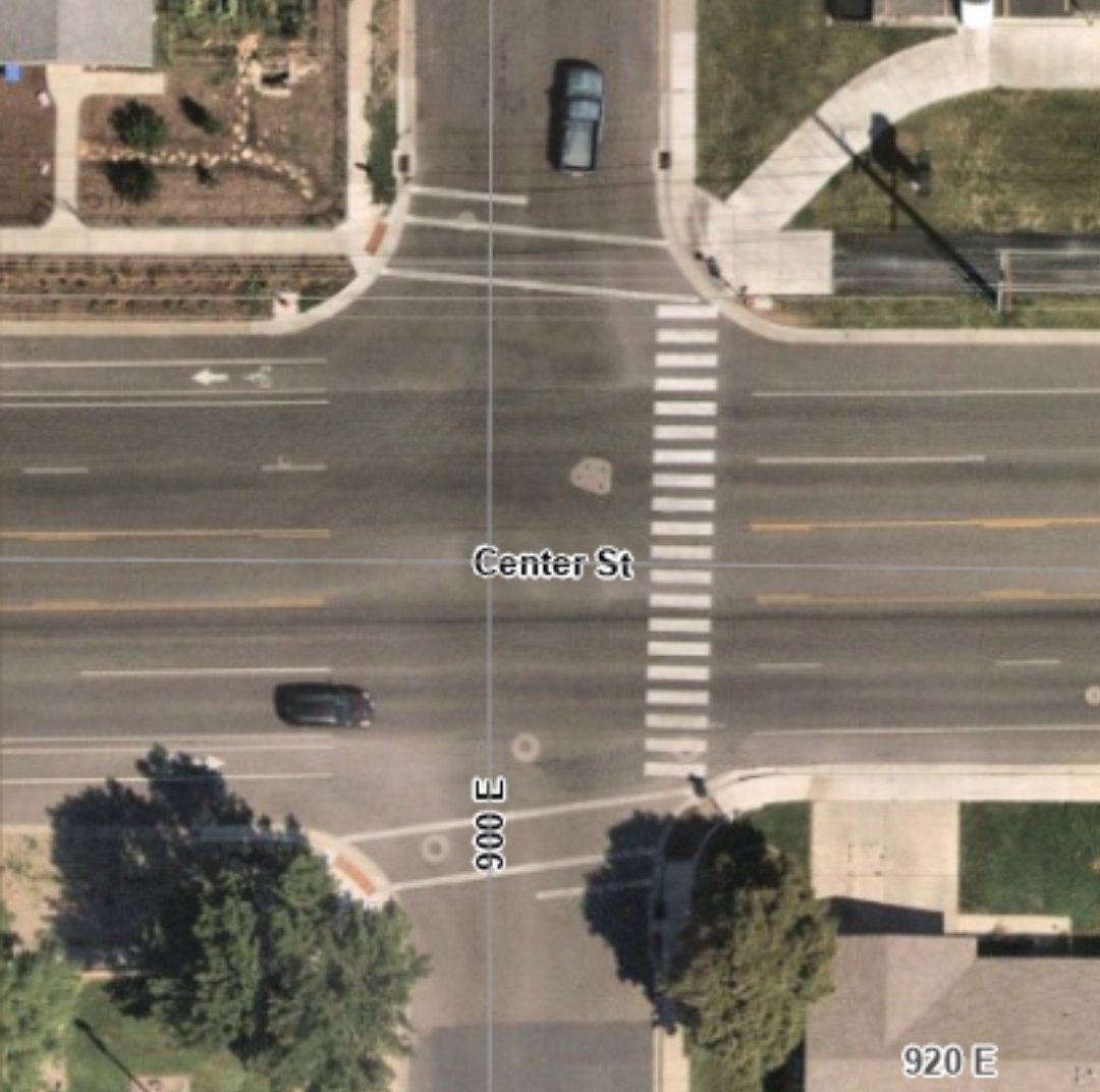 I was in a meeting today with Spanish Fork's Traffic Safety Committee about this dangerous school crossing. They effectively said nothing can be done to improve student safety because vehicle speed is the priority. Their preferred 'solution' is to simply remove the crosswalk. 🧵
