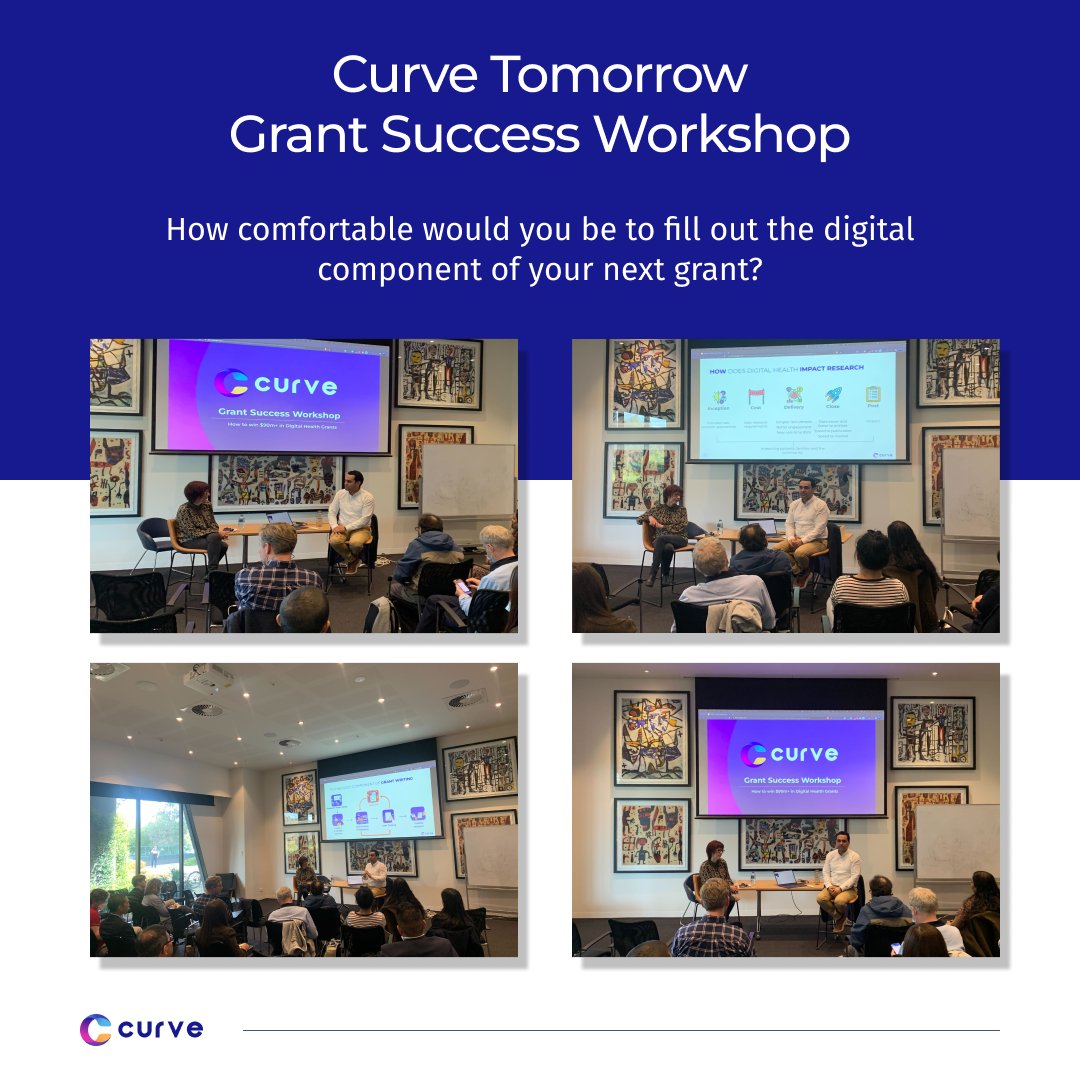How comfortable would you be to fill out the digital component of your next grant? We held our first workshop this week, covering how digital health can take your next research grant to the next level!

#digitalhealth #workshop #research #grant #healthcare