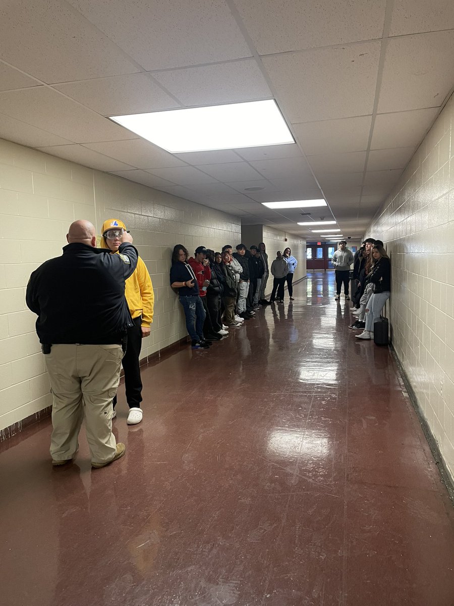 Big thanks to <a href="/reverepolice/">Revere Police</a> (<a href="/RHSBoxing02151/">Revere Boxing & Outreach</a>) for making today happen! RHS students receiving hands-on teaching about the dangers of impaired driving. #RHSHealth