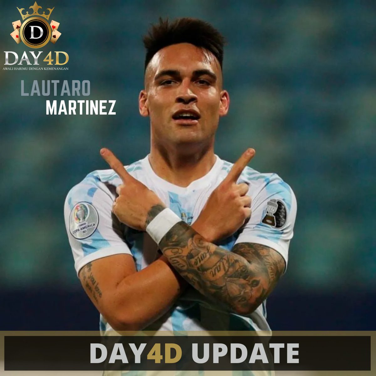 DAY4D_D's tweet photo. Lautaro Martinez yang sadar dengan risiko tersebut, justru tidak khawatir. Penyerang timnas Argentina tersebut menegaskan tidak akan menahan diri di manapun ia bermain.

Link : https://t.co/EIuvcpN0hu

#pialadunia2022
#jadwalpialadunia2022
#Day4d https://t.co/H9N0bmOThD