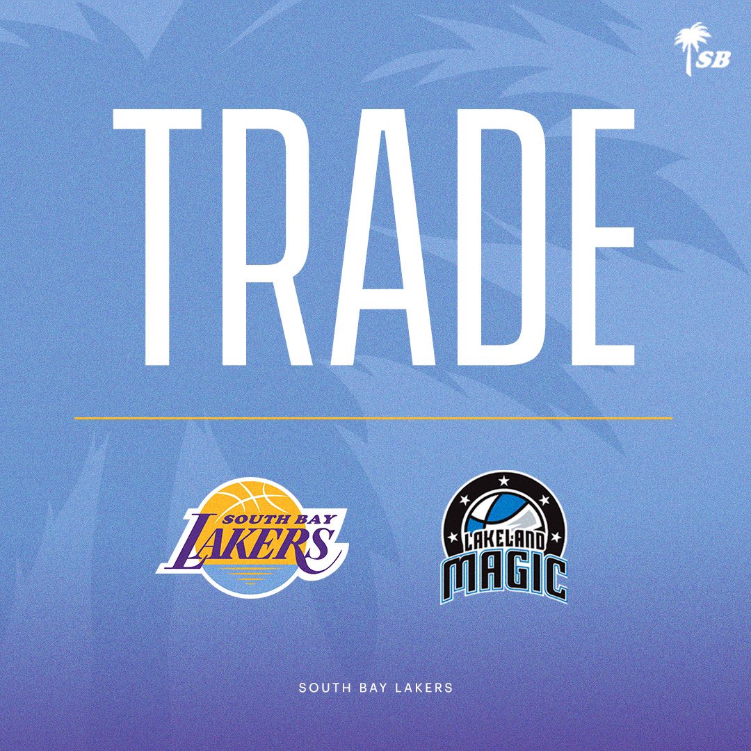 OFFICIAL: The #SBLakers have acquired the returning player rights to Devin Cannady from the @LakelandMagic in exchange for the returning player rights to Jordan Howard, a 2023 first round pick and ✌️ 2023 second round picks.