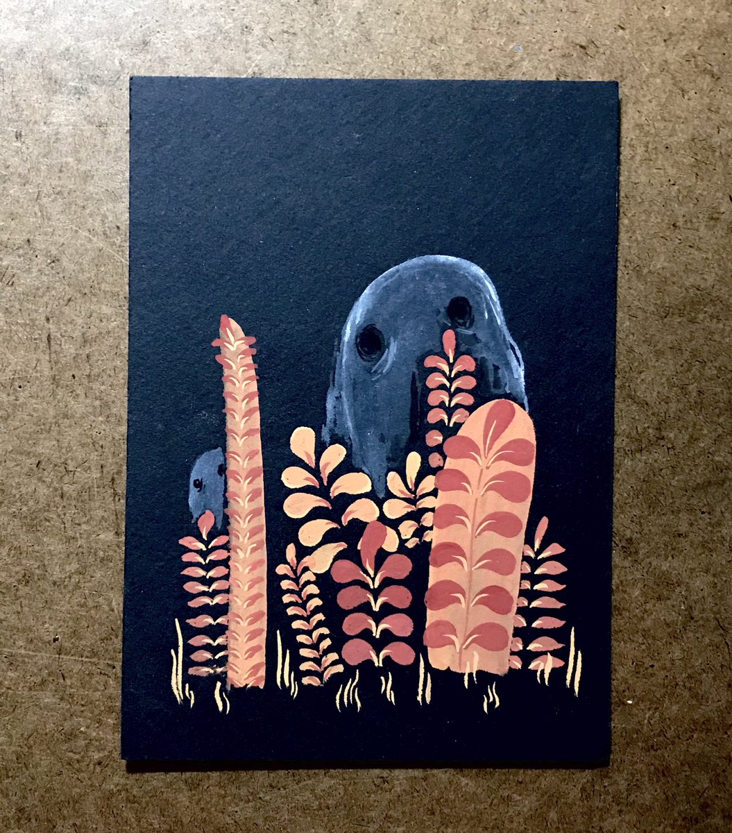 EmilyZelasko's tweet photo. From freshly painted garden spooks pair well with todayโs prompt #mostlyghostly.
#mabsdrawlloweenclub2022 #mabsdrawlloweenclub #emilyzelaskoart #halloweenpainting #ghost #spookyart #painting #cuteghost https://t.co/nnbTM9UY9R