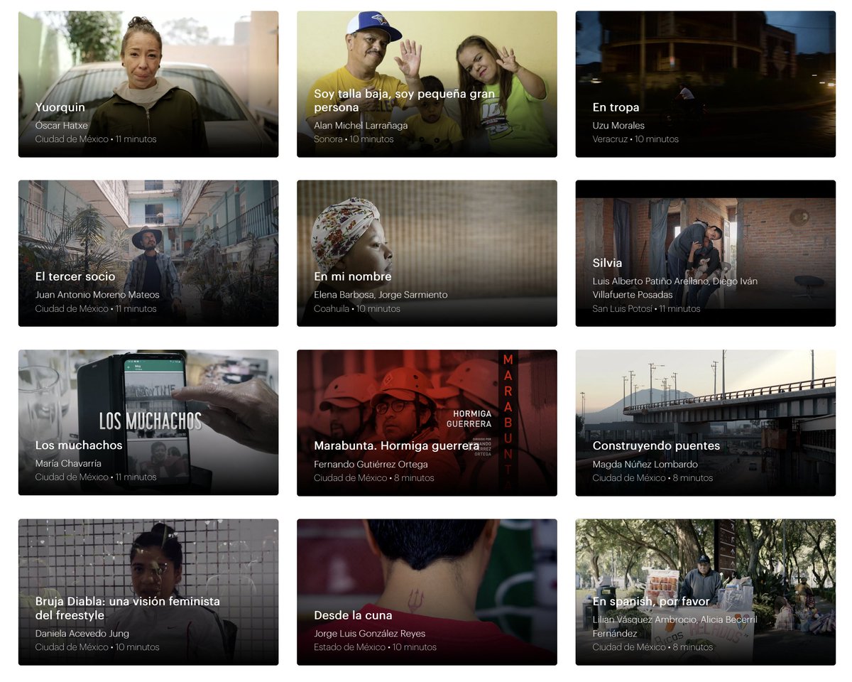 onewicho's tweet image. Hace unos días @MateoRhojo publicó una lista con los mejores cortos del @DocsMX que están participando en el #RetoDocs del Festival Internacional #17DocsMX. Pues ahí les va hilo🧵con mi top de ese top porque además de pedir votos, los festivales son para ver nuevas propuestas :D