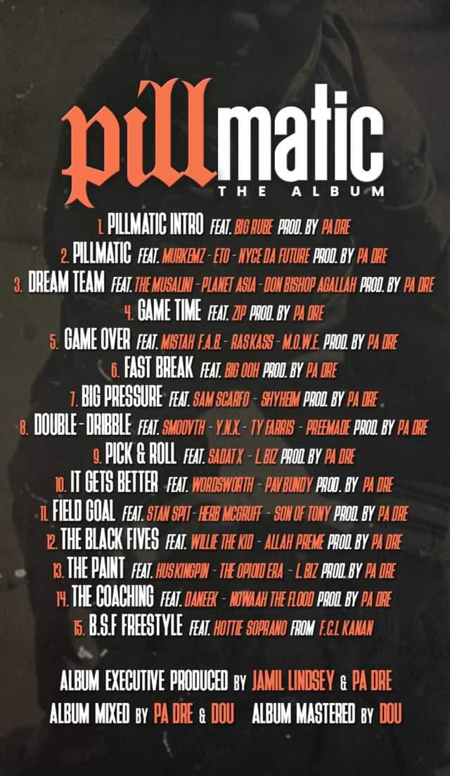 Pa_dre_beats's tweet photo. @GULLYTV1 - Pillmatic album produced by @Pa_dre_beats coming soon! #gullyTV #PA_Dre #pillmatic https://t.co/04zpNlKARA