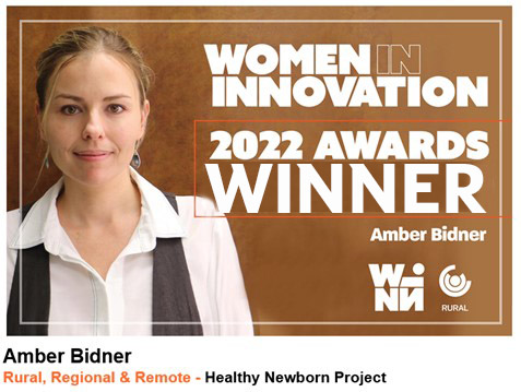 Congratulations to <a href="/UniversitySA/">UniSA</a> 's Amber Bidner, WINNER of the rural, regional &amp; remote category of the 2022 <a href="/WinnovationSA/">Women in Innovation</a> awards. Her incredible work supports #women with limited or no access to local #ultrasound services during #pregnancy. ⭐️#womenininnovation #winn2022