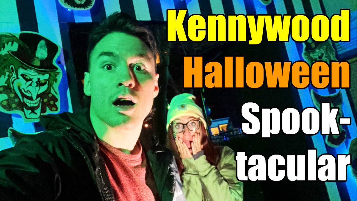 NEW VLOG! We went to KENNYWOOD in Pittsburgh for some very scary haunted amusement park fun 🎃🎃🎃 youtu.be/OmtUtuRgqzI