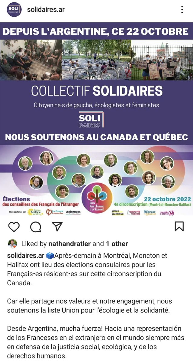 UnionPES's tweet photo. Nous sommes très heureux d'avoir le soutien de nos collègues du collectif solidaire d'Argentine 🙏🏼💚🗳️ https://t.co/EjAnRJWMtp