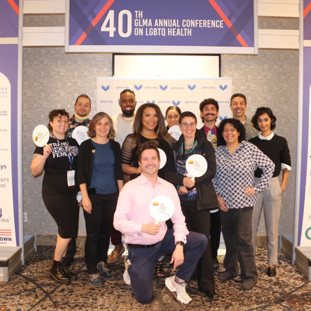 ThePRIDEStudy's tweet photo. Almost all of our team was able to meet in person at GLMA today! #Proud #GLMA22 #PrideInHealth #Pridenet https://t.co/2xLpFgRjQl