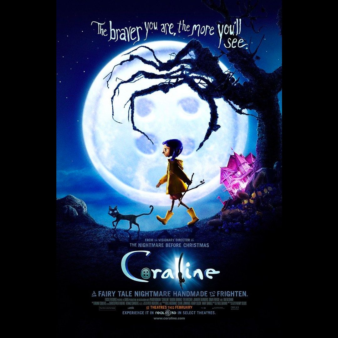 TheACAcincy's tweet photo. As we approach Halloween this coming week, we'll be posting some film suggestions to keep your movie marathons jam packed! What better way to celebrate the spooky season than with the classic 2009 @laikastudios film Coraline! Pop some popcorn, grab some candy, and enjoy! https://t.co/RimjneJjdX