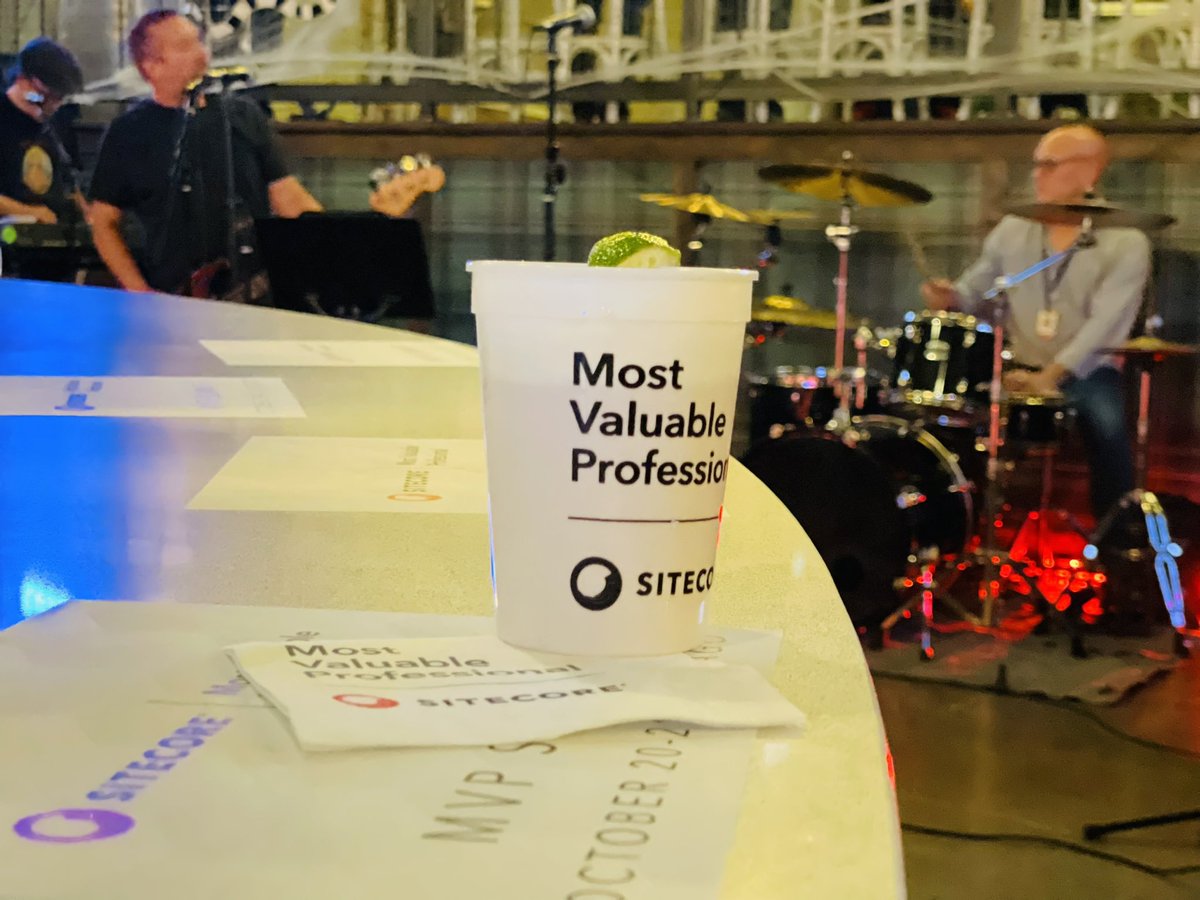 Cheers! @SitecoreMVP 

#SitecoreSYM #SitecoreMVP #sitecorecommunity