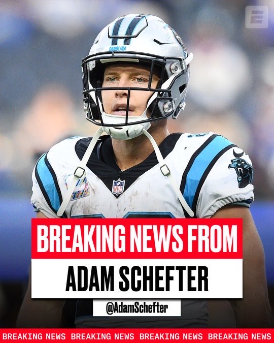 Stunner: Panthers are trading Pro-Bowl RB Christian McCaffrey to the San Francisco 49ers in exchange for draft picks, sources tell ESPN.

McCaffrey returns to the Bay Area, where he attended Stanford.