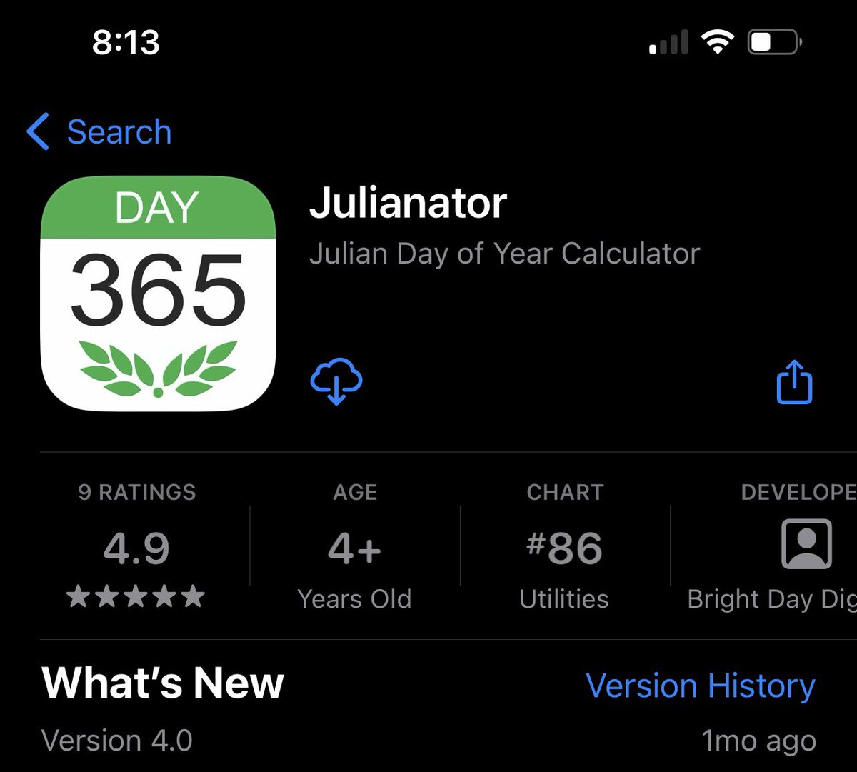 My App has charted #86 under paid Utilities which is somewhat sad since it only makes ~$20/month. Working on converting to in app purchase/subscription model to see what happens.