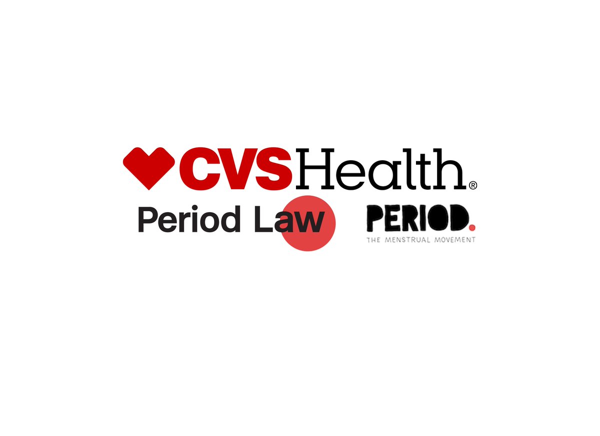 Period Law and PERIOD. Partner with CVS Health to End the Tampon Tax, CVS Health is the First National Retailer to Join Their Campaign.  The 3-way
partnership will work to eliminate the tax on period products in the remaining 22 states.    tinyurl.com/2xjlejsy