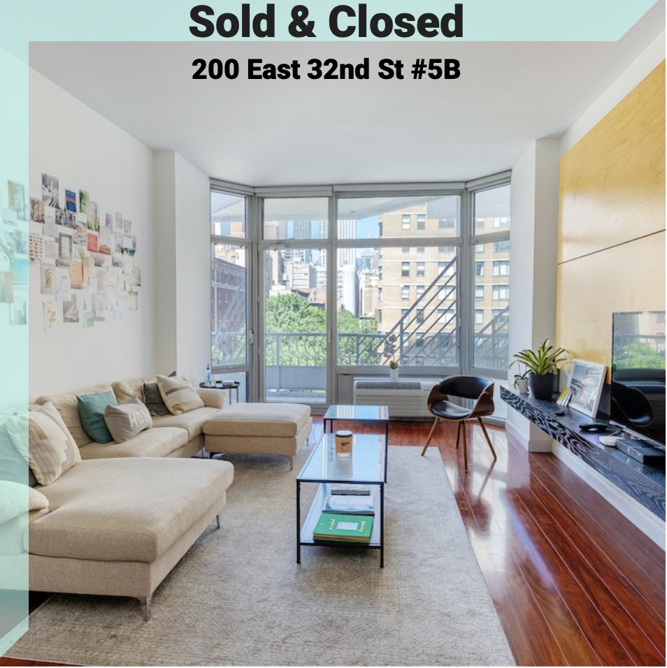 ClaymanBray's tweet photo. 200 East 32nd Street #5B is #SoldAndClosed! Congratulations to our team and everyone involved. https://t.co/6Izn7dGwNi