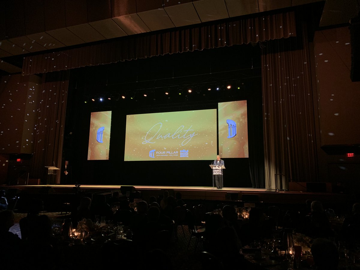 QualityGrowth's tweet photo. "Carol married the 2 best qualities a leader can have: making good decisions and caring about the people who the decisions impact." -Arthur M. Blank speaking on "Quality" portrayed in Carol's life at the 2022 #FourPillar Tribute
@UPS
@BlankFoundation
#QualityGrowth https://t.co/1uaYs9mR20