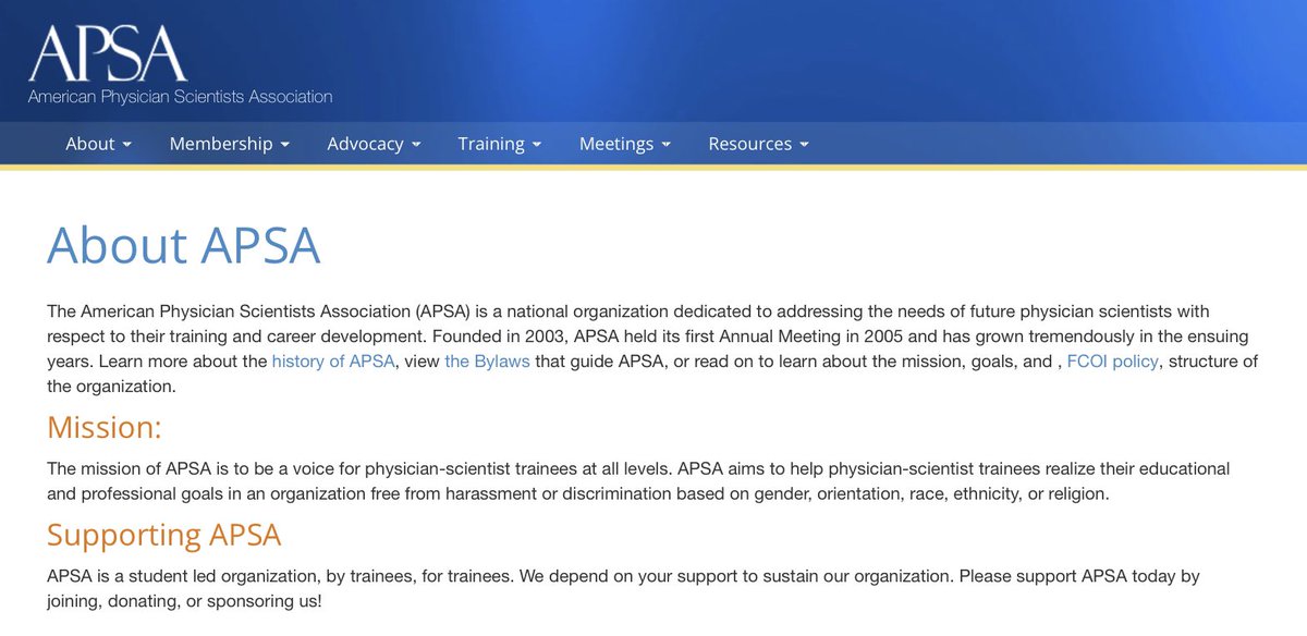 Reaching out to #physicianscientist community for help! @A_P_S_A is looking for nominations to its board of directors! Know of #physicianscientists who can help guide @A_P_S_A’s future to support trainees & career path! DM, email, txt me by 10/30!! #doubledocs #mstp #mdphd