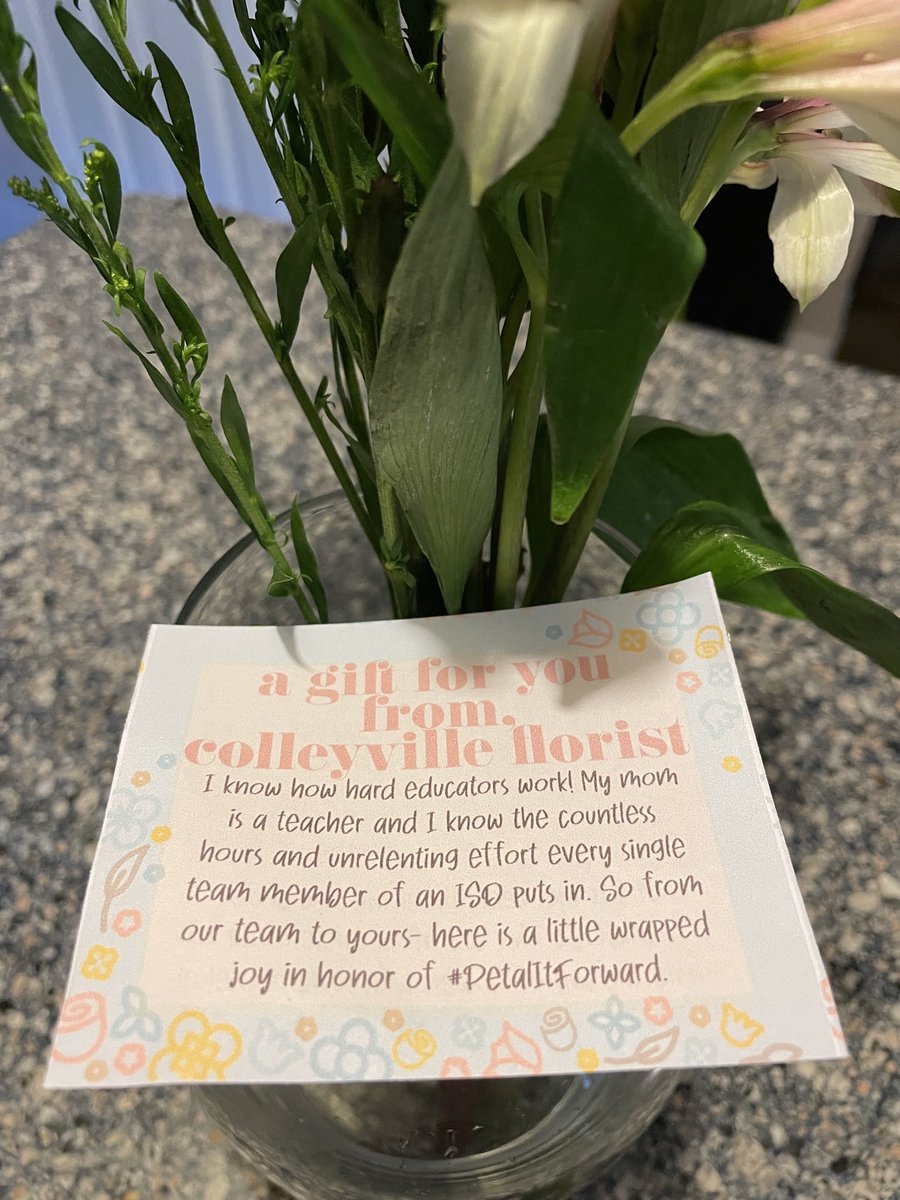 Thank you <a href="/ColleyvilleFlor/">Colleyville Florist</a>!! #teambce #gcisd #petalitforward