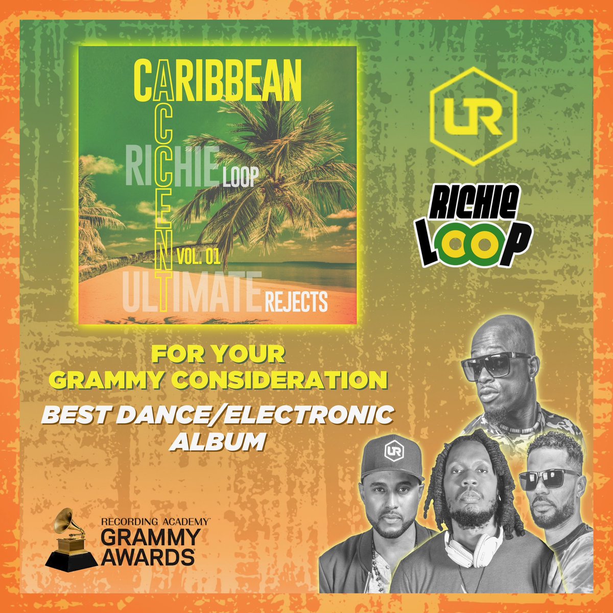 From the Caribbean to the Universe. ‘Caribbean Accent Vol. 1’ for your Grammy Consideration 🇯🇲 🇹🇹 🙏🏽 <a href="/richieloop/">Richie Loop</a>