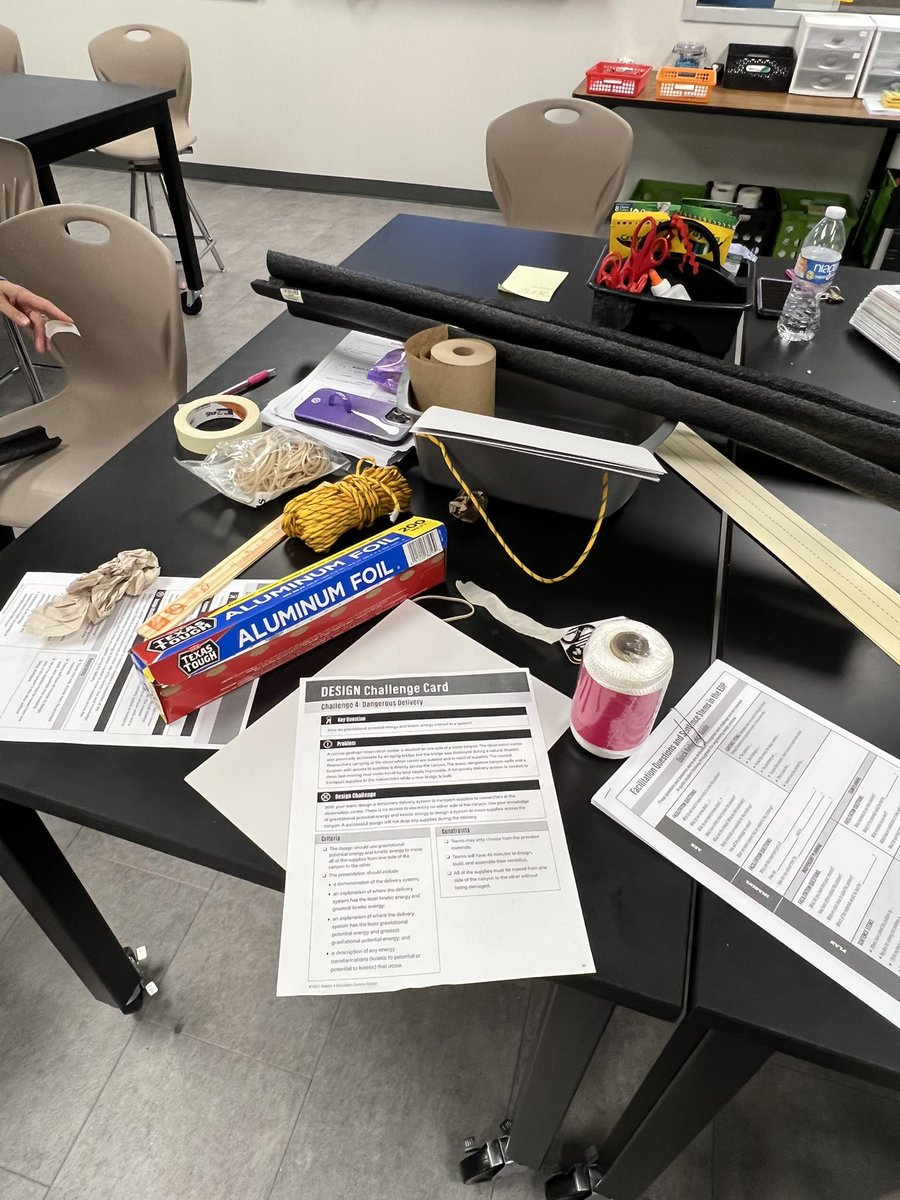 clewis_KISD's tweet photo. AJH teachers practicing the engineering process! Get excited 6th graders, this is coming your way!! @AdamsVikings @charter2005 @krueger_science #alwaysbeviking https://t.co/xdQekyeIzu