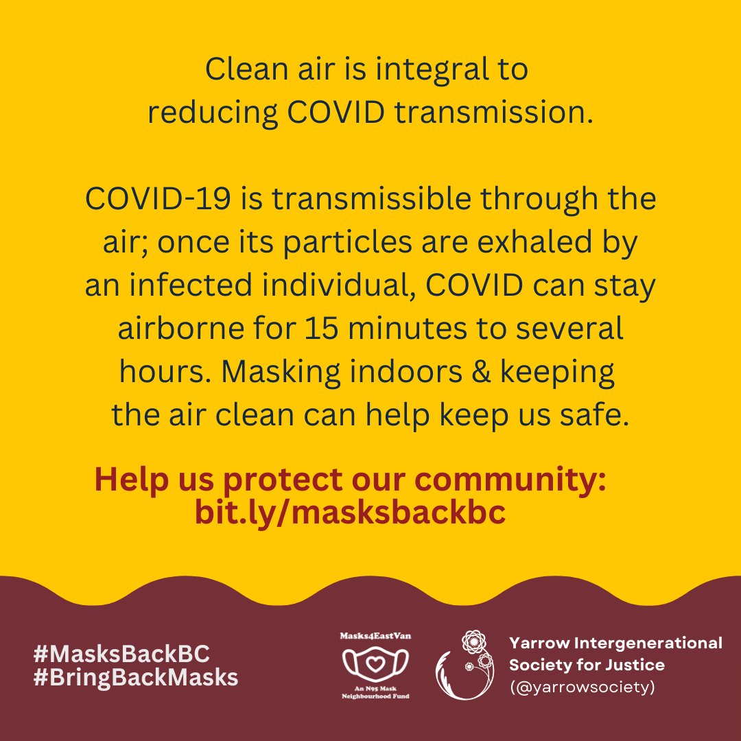 YarrowSociety's tweet photo. Have you written a letter to our provincial leaders yet? Help us #BringBackMasks and protect the most vulnerable in our communities from influenza and COVID-19 this fall and winter.

Visit https://t.co/XN5I7KMQNw and write a letter using our #MasksBackBC template by 2 Nov 2022! https://t.co/vbO9QH5Qmb