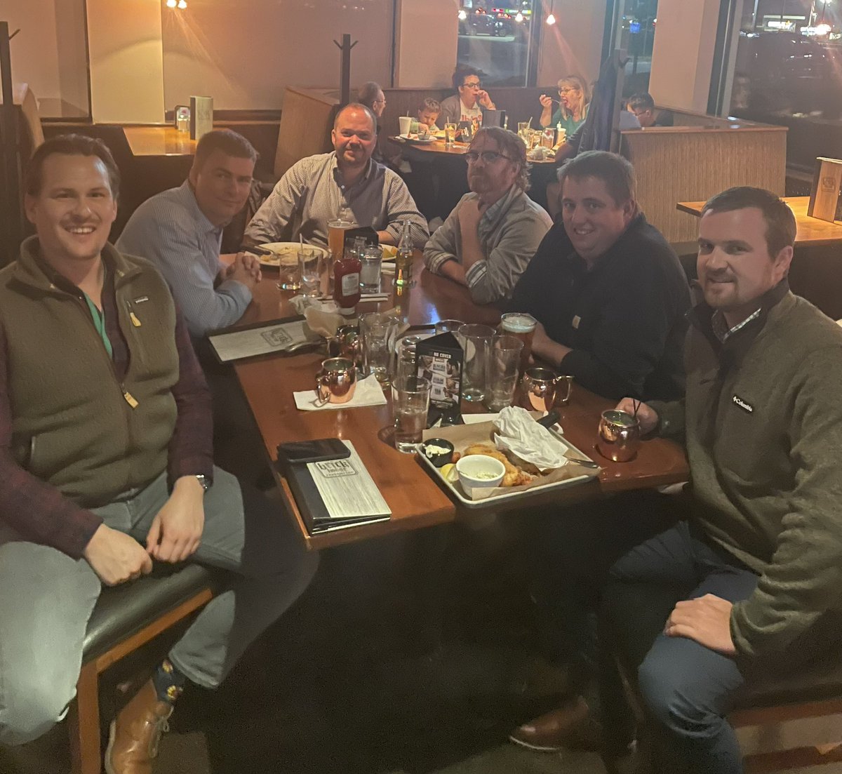 DirtyAgronomer's tweet photo. Solving the worlds problems with my Swiss and British friends. No combines today…but pretty exciting! #AgriClime #GHX #DigAg @SyngentaUS https://t.co/kFxXT5GltT