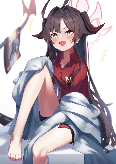 今日はブルアカ絵投稿できないので代わりに僕のお気に入りの過去絵 #ブルアカ 