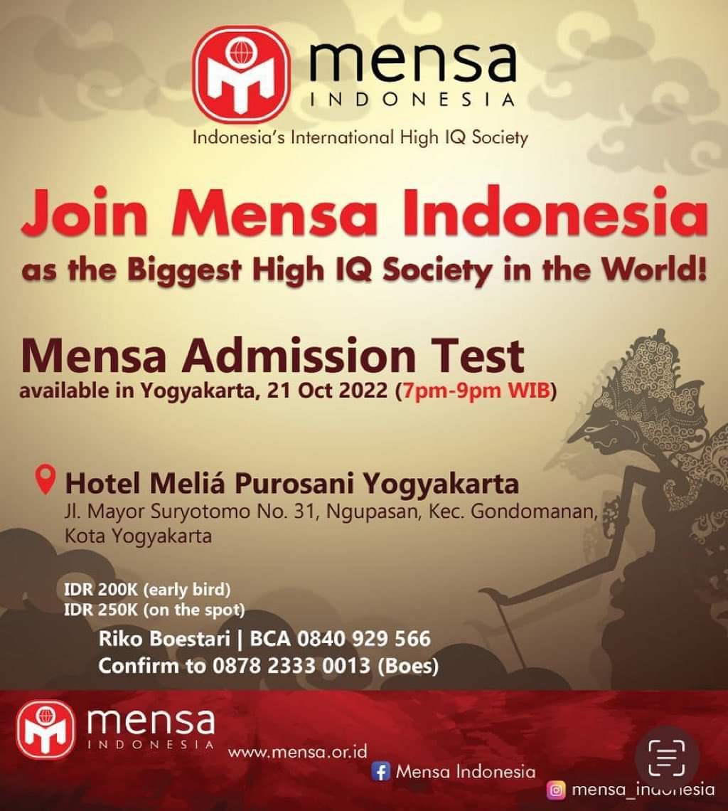 saparasimta's tweet image. RU1?
#mensa #mensaindonesia #mensatest