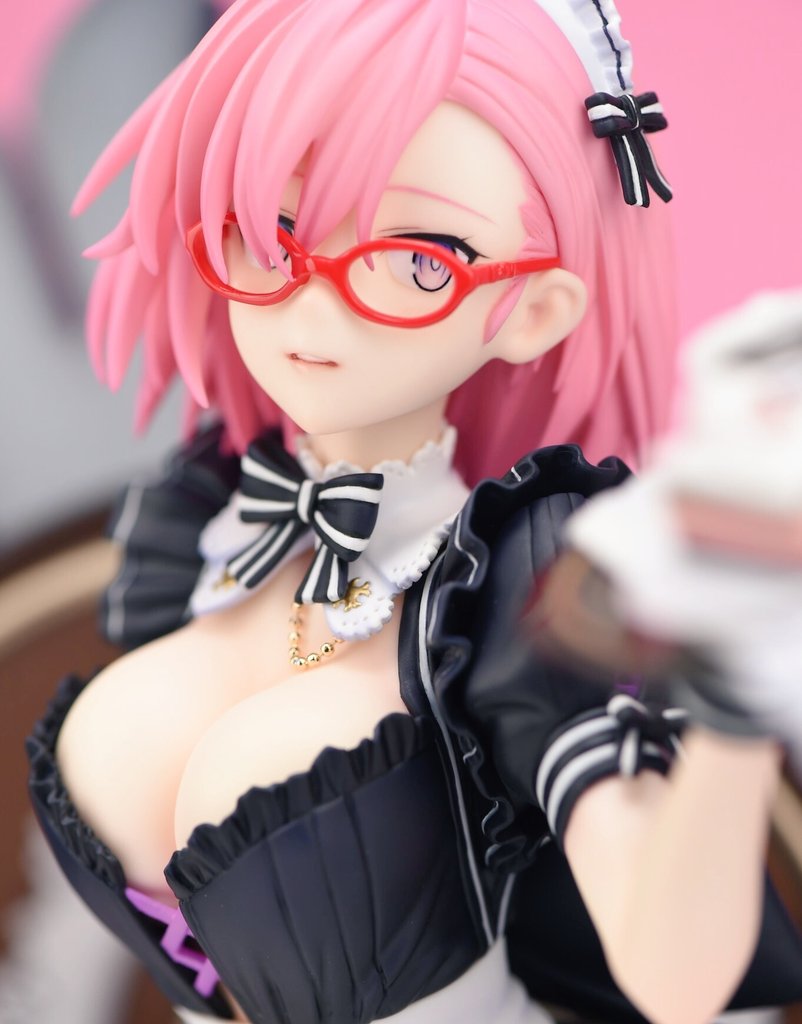 test ツイッターメディア - @gloomvania here's your figure! 
💓 fate/grand order - mash kyrielight: maid ver. (garage kit) https://t.co/KTWvSegcjQ