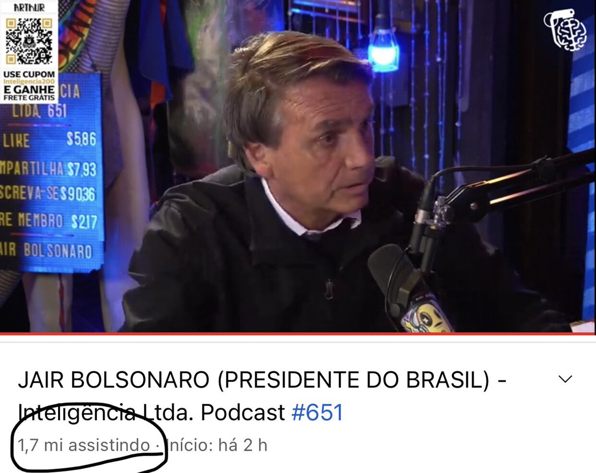 Alesandro_Rocha's tweet photo. @felipeneto @jairbolsonaro bateu o recorde novamente. https://t.co/NMcPzbQJkK