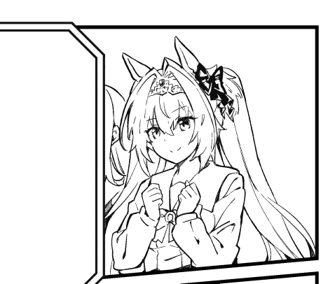 ダスカさん小さいコマにだけど初描きー 
