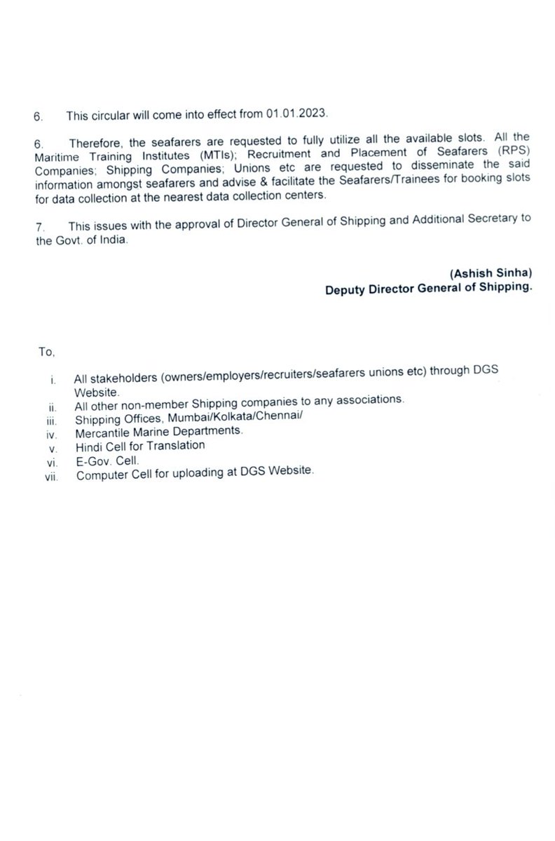 seafarers_help's tweet photo. Issuance of Seafarers Identify Documents ( SID ) to Indian Seafarers- DGS Circular 2022

Seafarers are requested to fully utilise all the available slots https://t.co/wlTHNDpuba