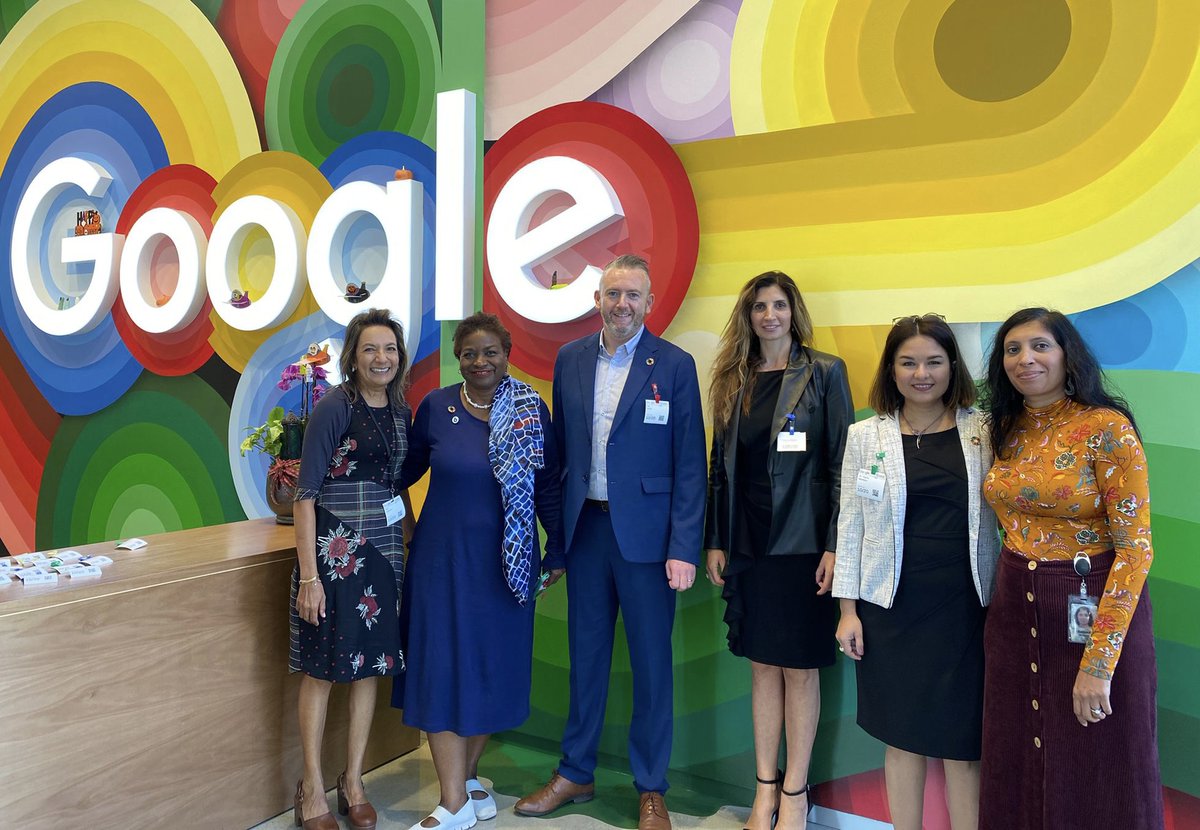 unfpachief's tweet photo. Excited to visit @Google with @UNFPA colleagues to discuss how we can use technology to improve the lives of women and girls. https://t.co/YsnNNUbGMc