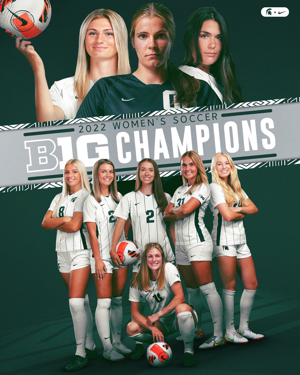 When they say it can’t be done… SPARTANS WILL.

The 2022 Big Ten Champion MICHIGAN STATE SPARTANS 

#GoGreen | #AtThe🔝
