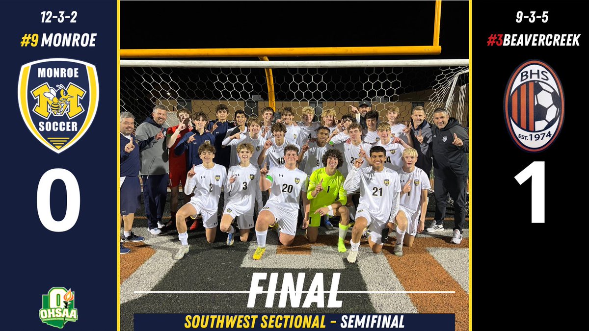 MHS_Nets_Soccer's tweet photo. Extremely proud of this group and a big thank you to our seniors. Hold your heads high Hornets. We’re DI and here to stay. #4US https://t.co/1gjoJYTwGS