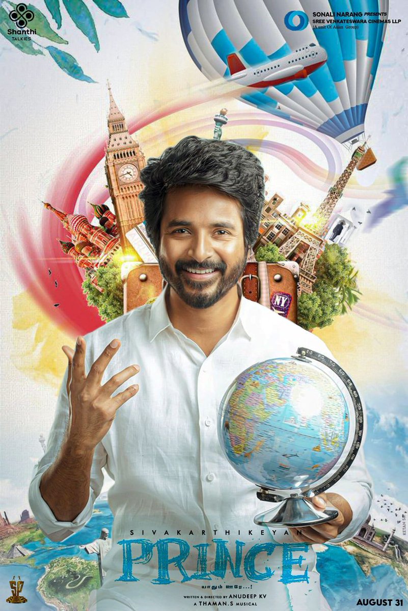 spaceboxmovie's tweet photo. We are happy to welcome #PRINCE at AEON Cinema Ota at this weekend!
Please enjoy the whole entertainment of Sivakarthikeyan😄😄😄
📅 Date & Time
Sat/ 10/22/2022 7pm
🎦 Venue
AEON Cinema Ota (GUNMA)
🎟Booking is open!
https://t.co/8jh2F11pT8
#SivaKartikeyan https://t.co/rQU08pemDD