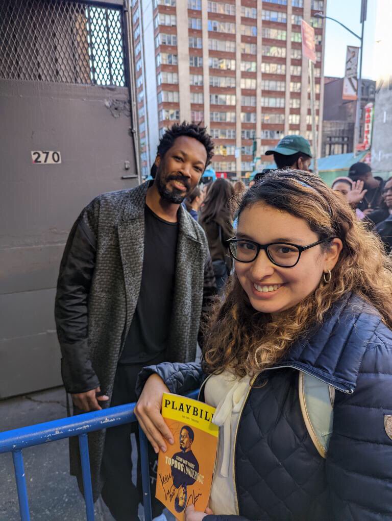 Happy opening to @topdogbway! Run to the Golden Theatre to see #coreyhawkins and @yahya absolutely kill it! I still haven't recovered emotionally or laughed this much in a minute. #TopdogUnderdog #broadway