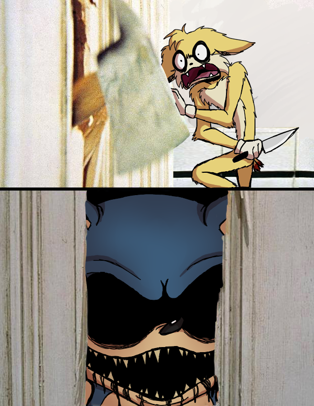 GRIMINGTAILS's tweet photo. Heeeeeeeere`s OMT!!! >:D

#OMT #sonicexe https://t.co/42swYtQjIg