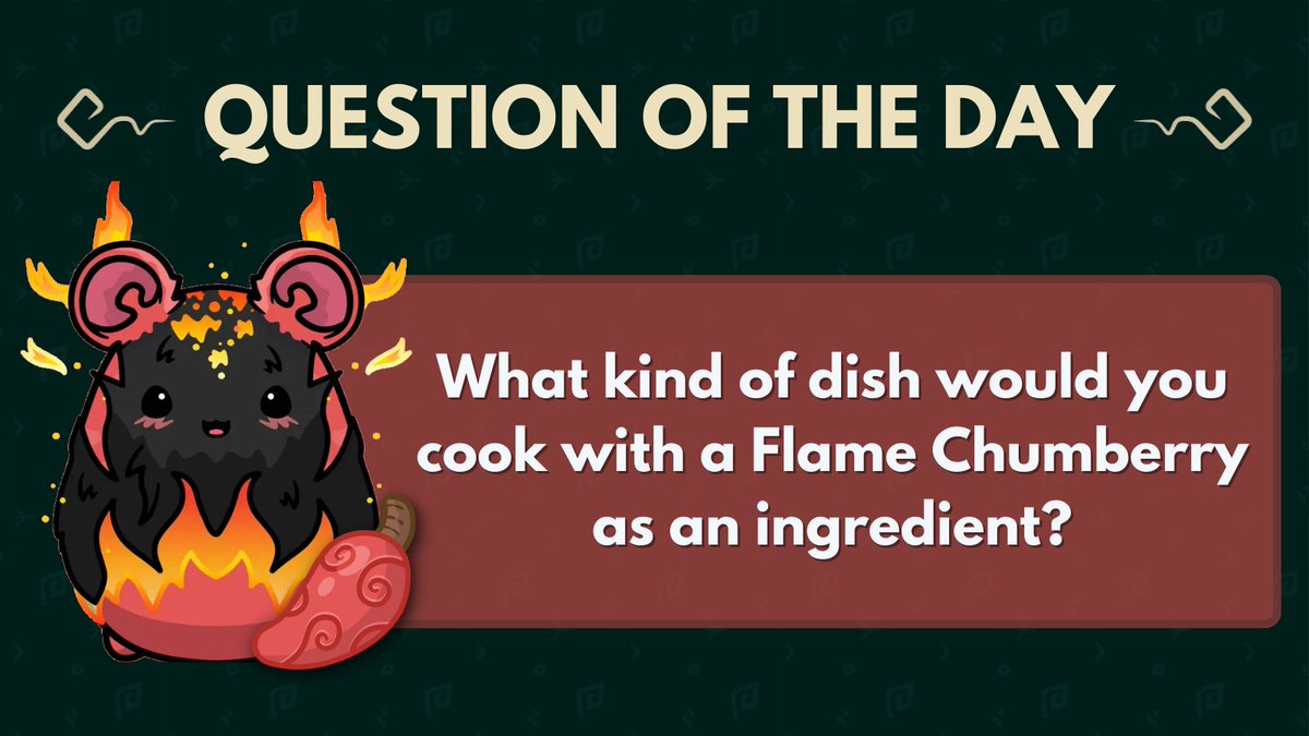 It's time for the Chumbi Valley Question of the day!
 
Please make sure to ❤️, RT and comment your answer with hashtags #Chumbi
#ChumbiValley
and post the proof (screenshot) to our discord for some Chumble coins!

#NFTgames #Chumberries #Chumbi #NFT #nftgame #PlayAndEarn