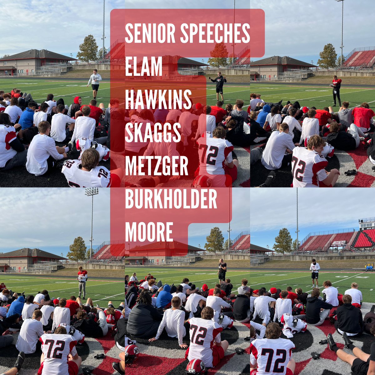 Day 4! The stories, the tradition, the people! Our seniors are what make New Richmond Football special and unique! Can’t wait to watch them play tomorrow night! #BeElite