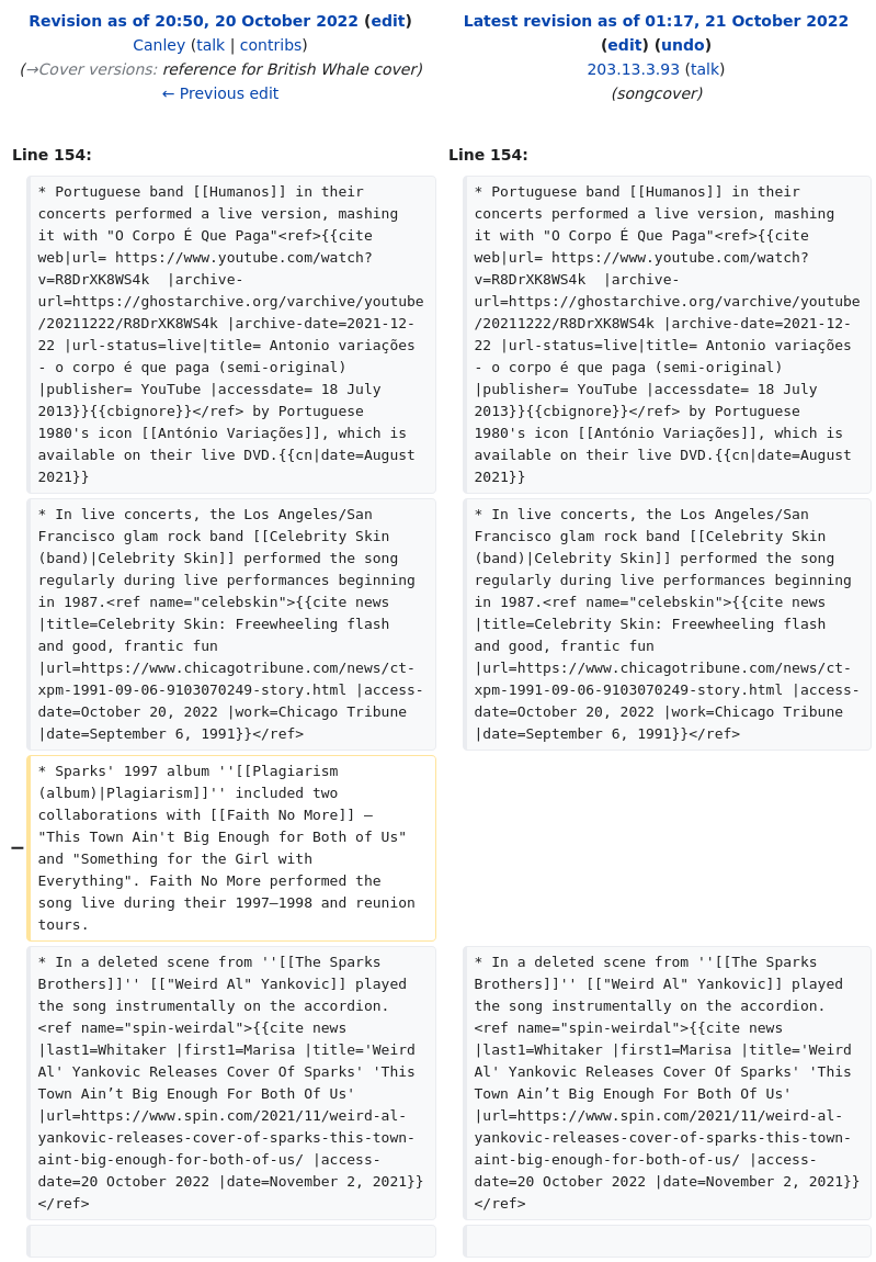 AussieParlEdits's tweet photo. This Town Ain't Big Enough for Both of Us Wikipedia article edited anonymously from Department of Human Services https://t.co/TA9XEdp6IA https://t.co/ipDvZlXw5Y