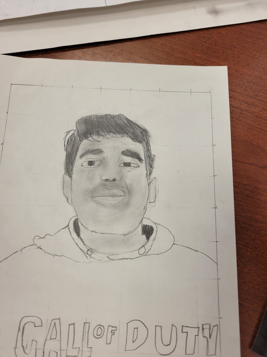 nrjhart's tweet photo. Art 1 students have erased the grid lines and are now adding their range of value! You wouldn't even know their beginners. BRAVO! #artmatters #allin https://t.co/lkCHt0inzk