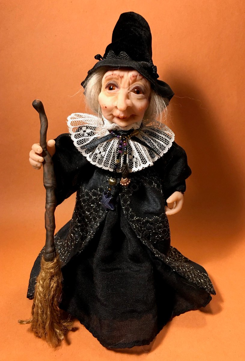 poppenmoon's tweet photo. Check out WITCH HERMINEE A HALLOWEEN OOAK HAND SCULPTED ARTDOLL BY POPPENMOON https://t.co/DoLCRipkyj #eBay via @eBay https://t.co/jkyQy1fA9h